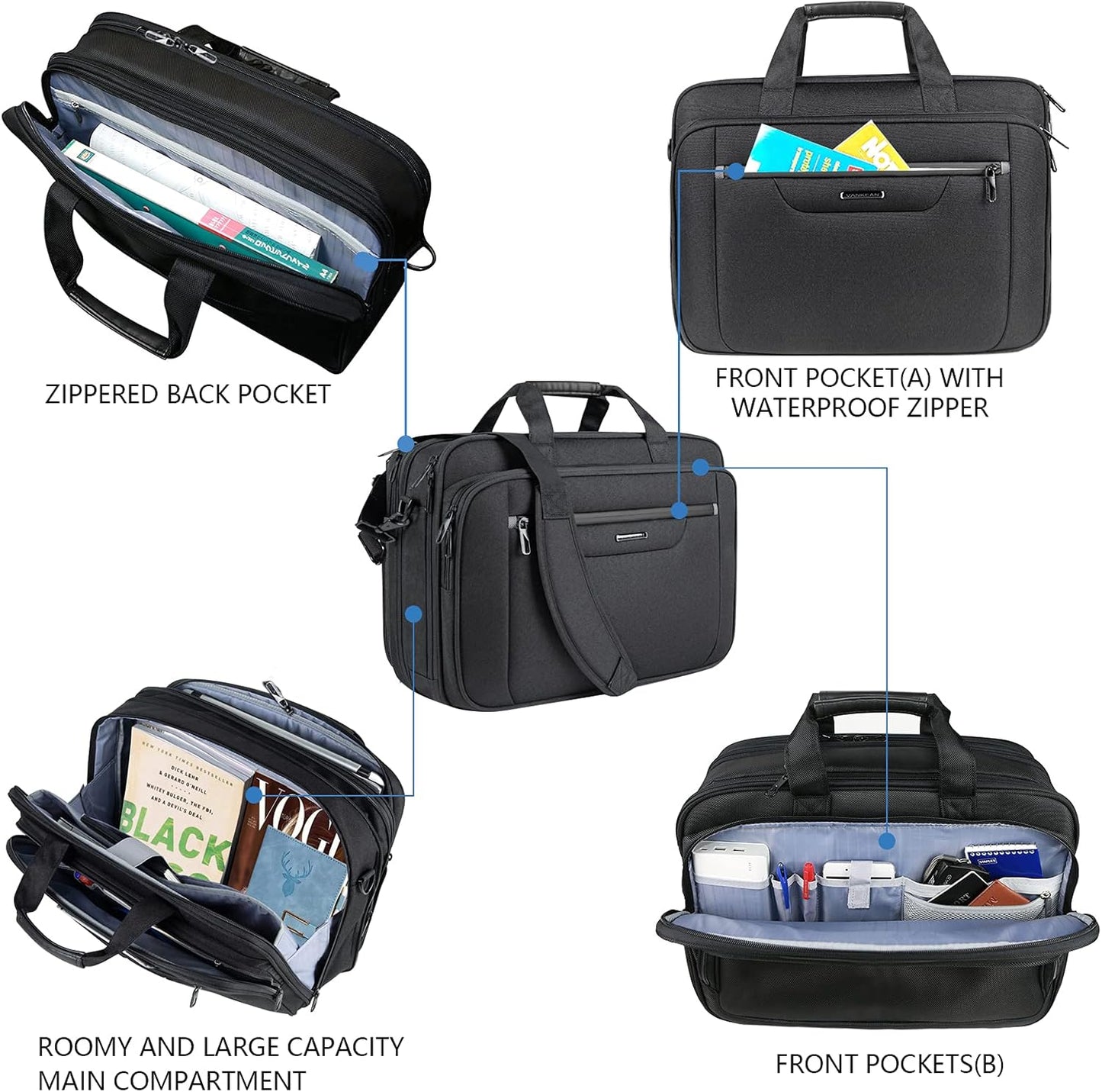 Laptop-Aktentasche für Laptops