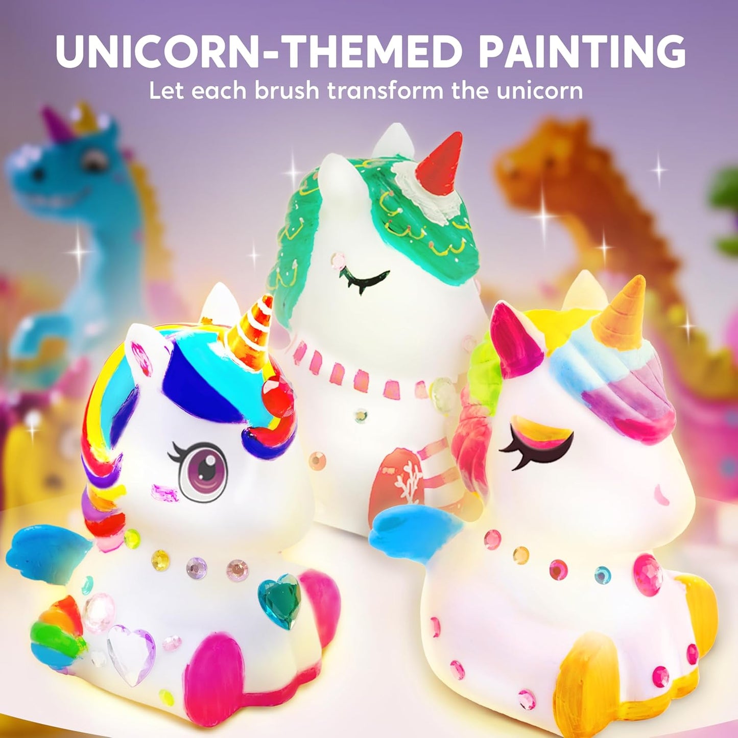 Einhorn Lampe Bastelset für Kinder ab 6 Jahren, Einhorn