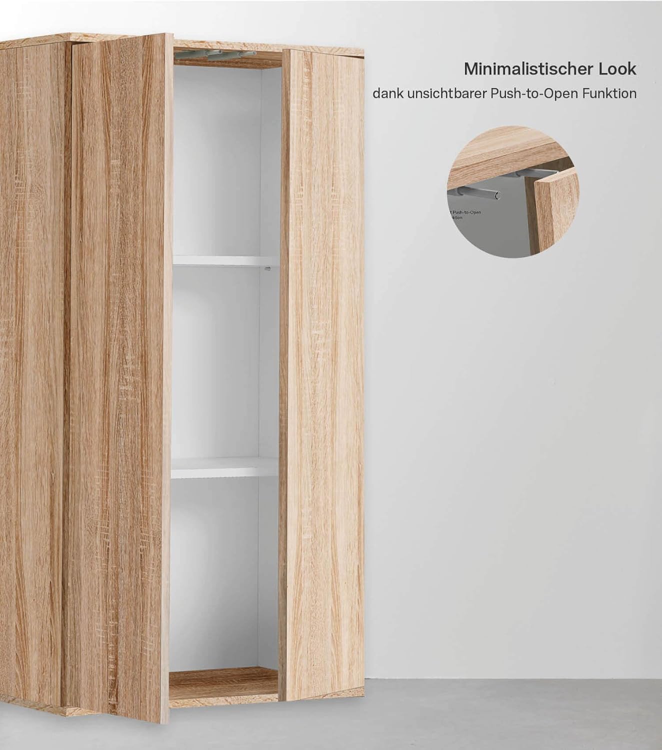 Mehrzweckschrank, Höhe 110CM Sonoma Eiche -69