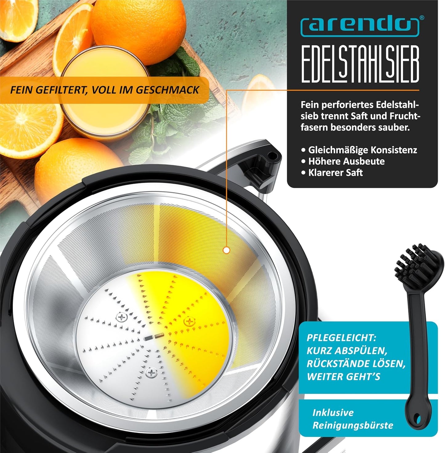 Entsafter für Obst & Gemüse