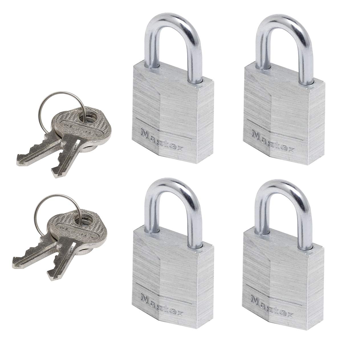 Vorhängeschlösser Set, Silber