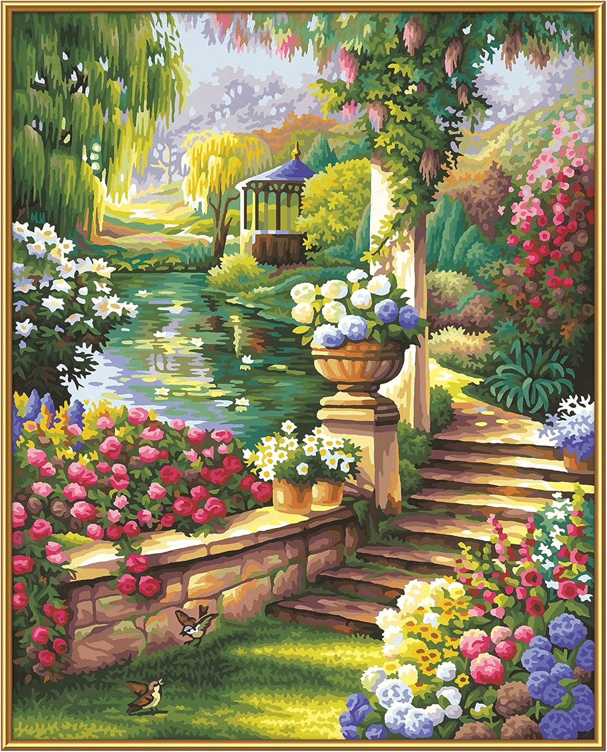 Malen nach Zahlen Gartenparadies, 609130379