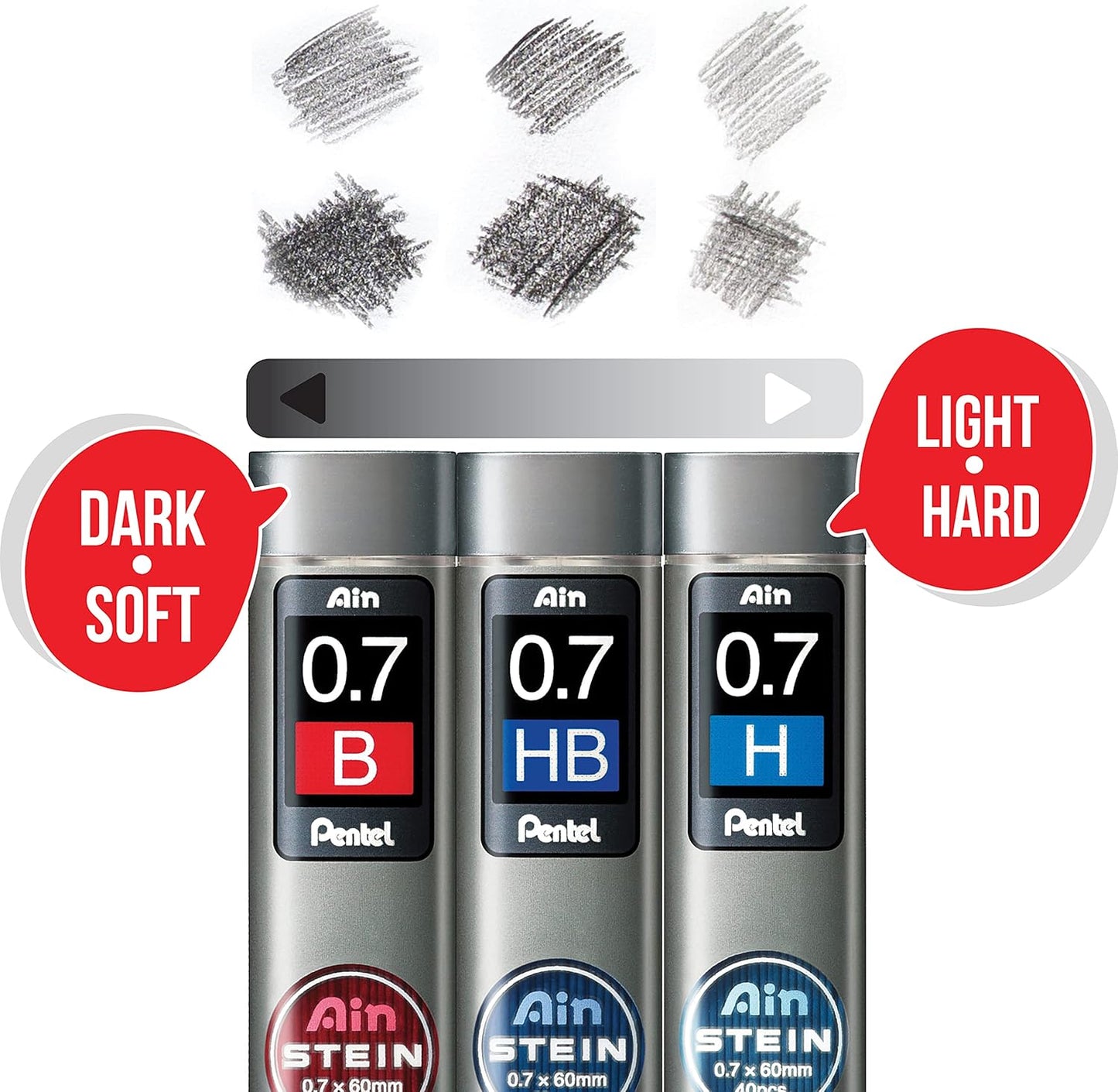 Ain Stein 0.7 mm Feinmine, 1 stück (12er Pack)