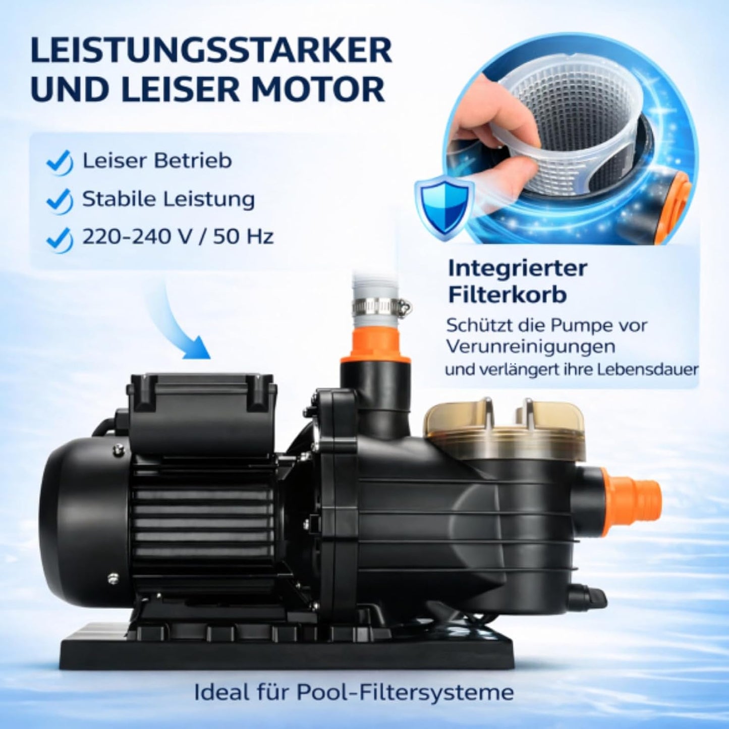 Sandfilteranlage mit Pumpe SN5883, 13 200 L/H