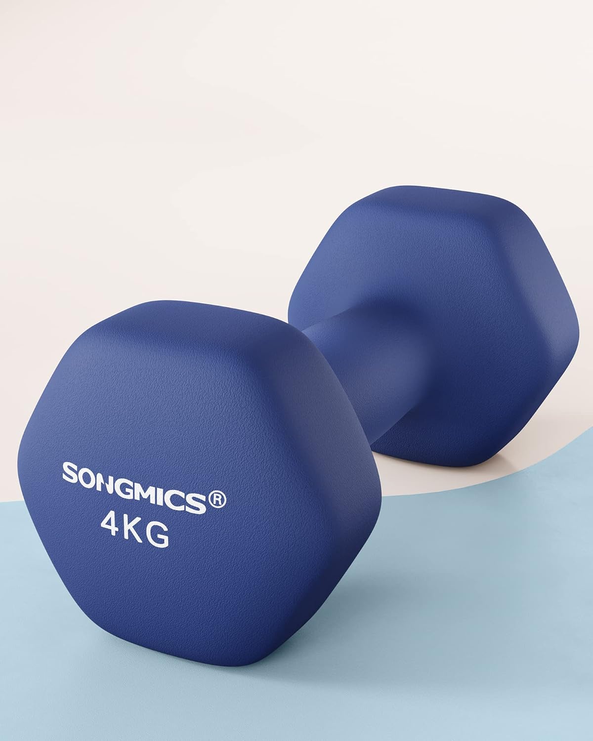 2er-Set Kurzhantel (4 kg), 2 x 4 kg, hafenblau