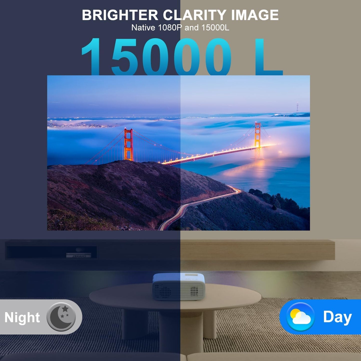 XR21 Beamer, 15000L + 4K Unterstützt
