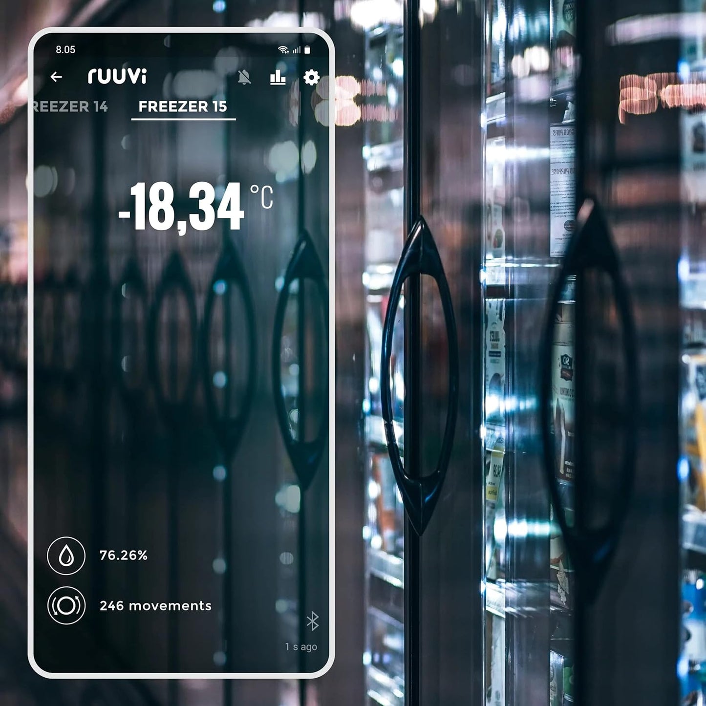 RuuviTag Pro Bluetooth Umwelt Sensor 3 in 1