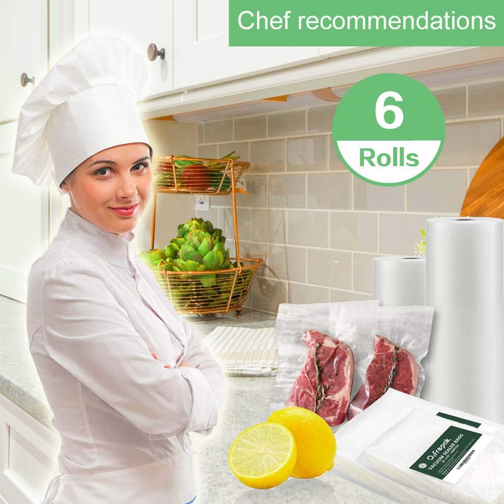 Vakuumierrollen-Set, 6Rollen=20X600cm(3Rollen)+28X600cm(3Rollen)