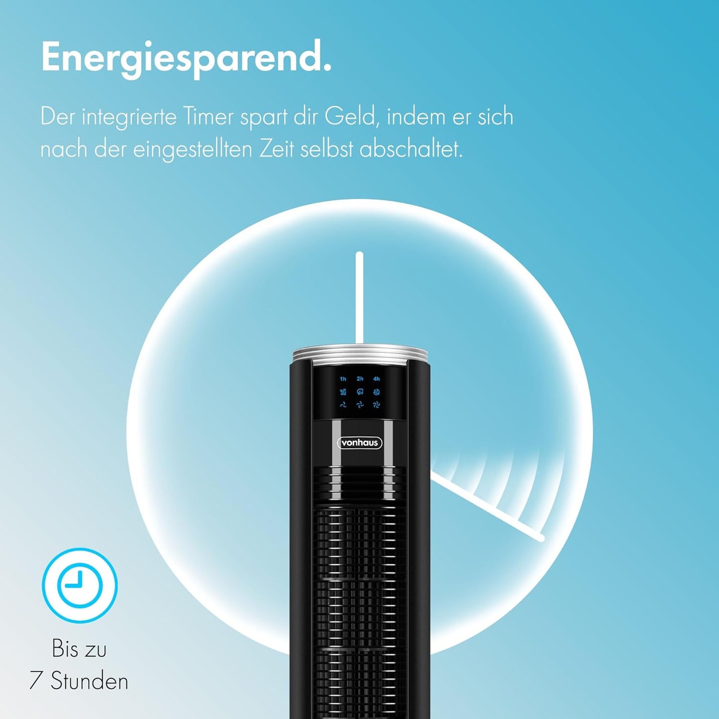 Turmventilator, Schwarz