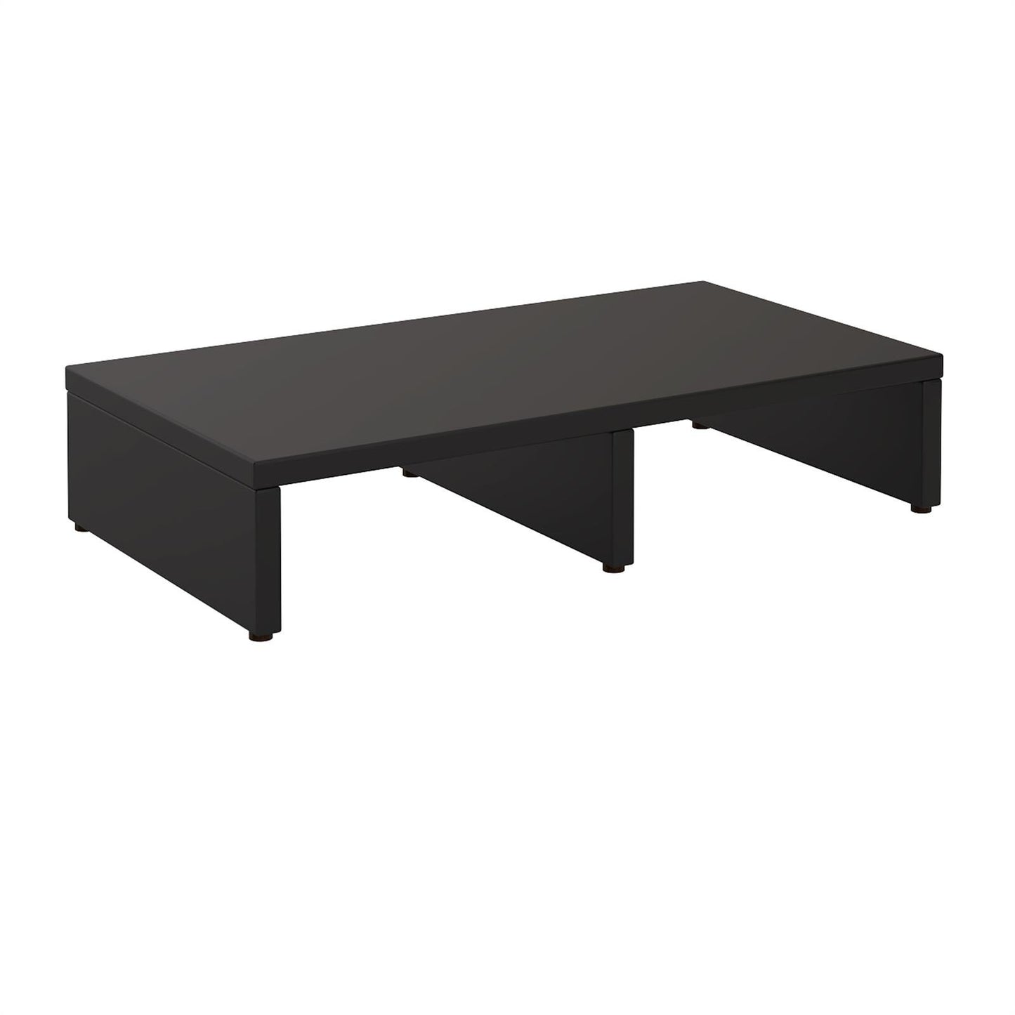 Monitor-Schreibtischaufsatz, Schwarz