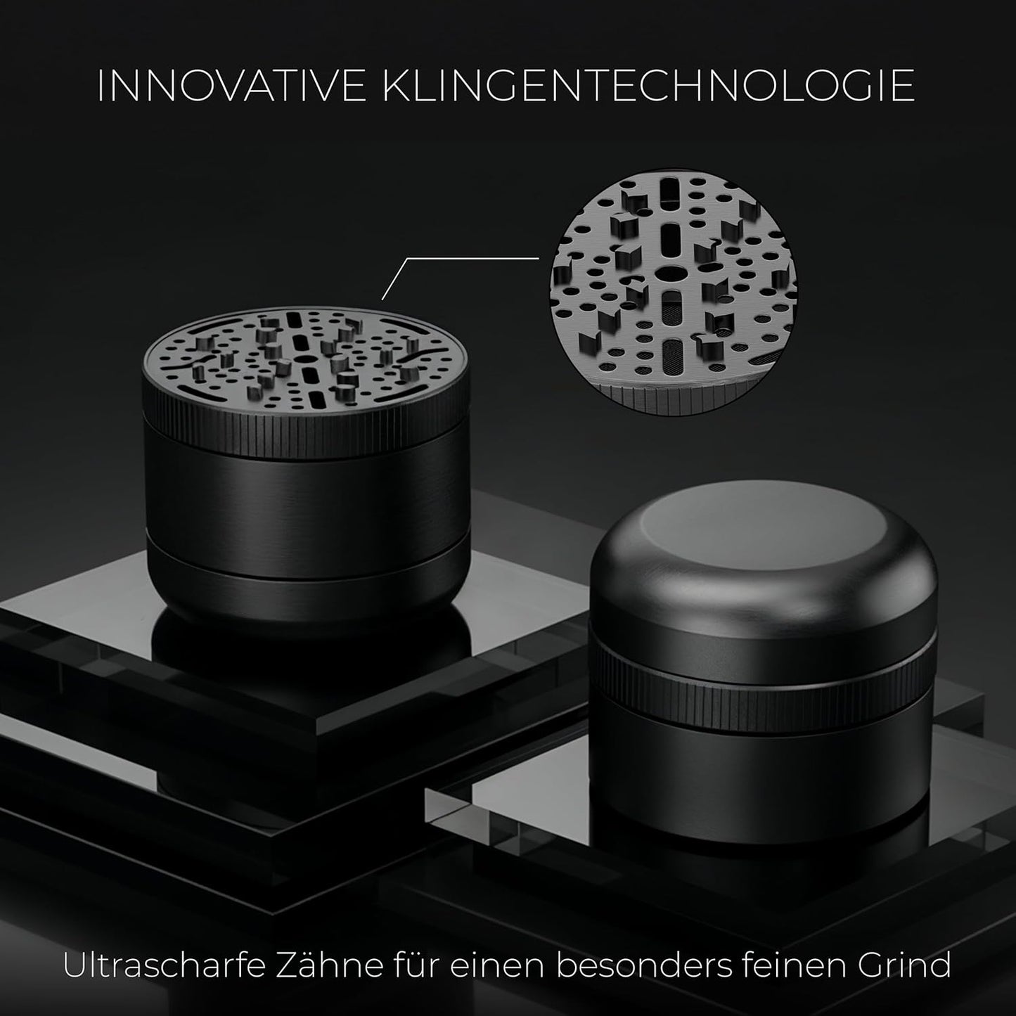 Grinder 5-teilig, Schwarz