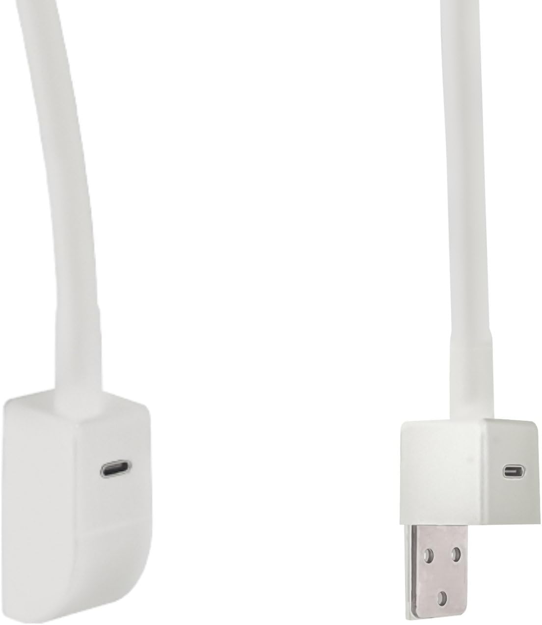 LED-Bettleuchte mit flexiblem Arm, dimmbar, USB-C, 1er Set Weiss
