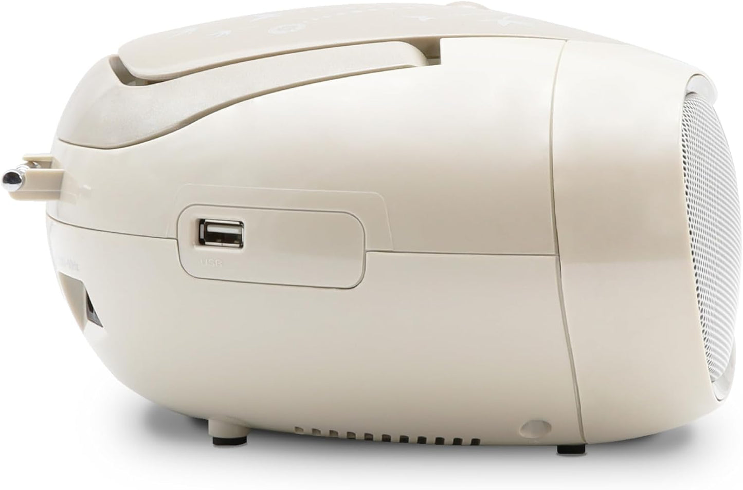 Tragbarer CD-Player, Beige