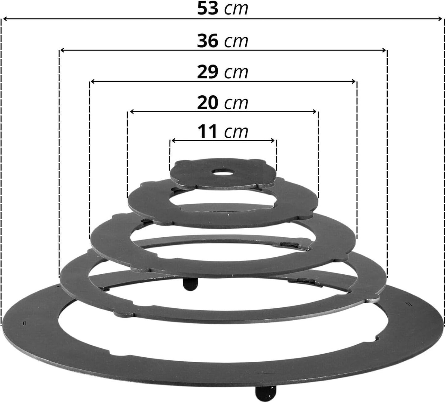 Utschak mit Adapter-Ringen, mit Adapter-Ringe