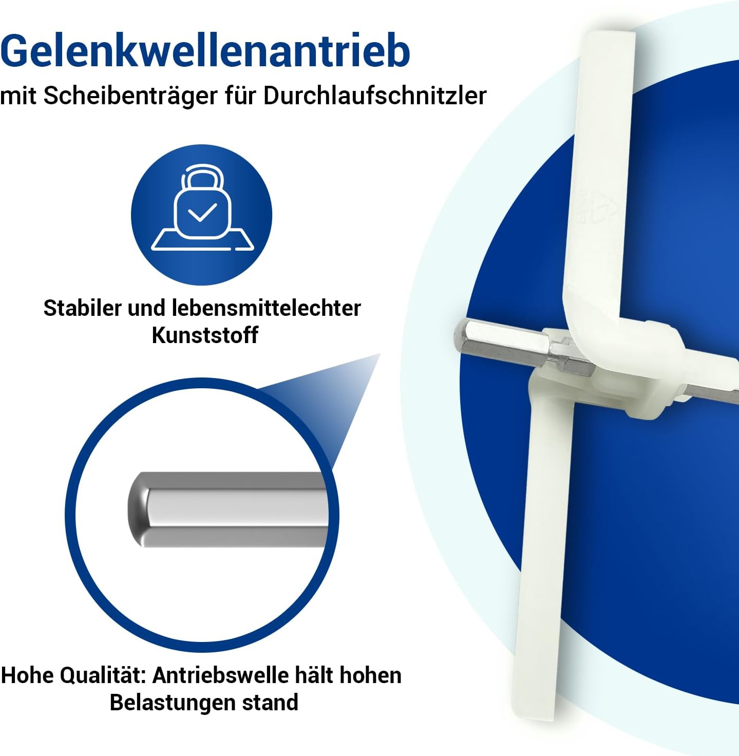 Mitnehmer-Set für Bosch Küchenmaschinen (2 Stück), 2 Stück