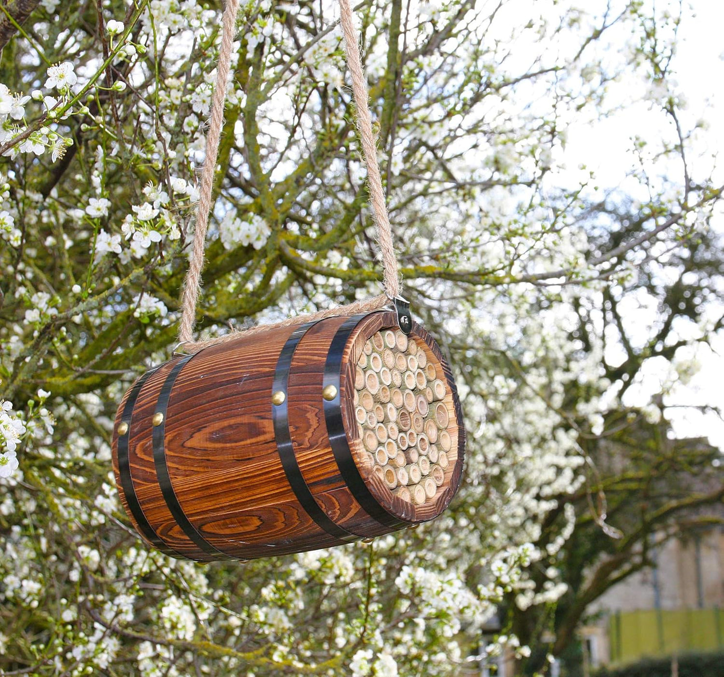 Wildbienenhotel Bienenfass, Einzelbett