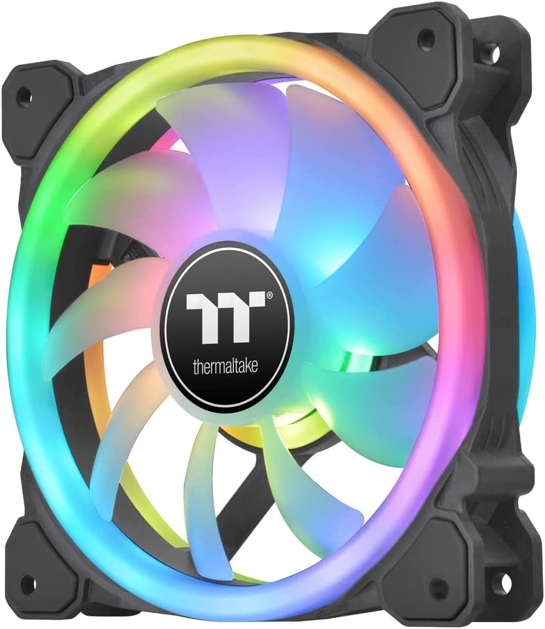 SWAFAN 14 RGB 140x140x25, Gehäuselüfter, RGB 140mm Black