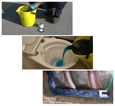 Lecksuchfarbe für Fallrohre und Schwimmbäder, Gelb