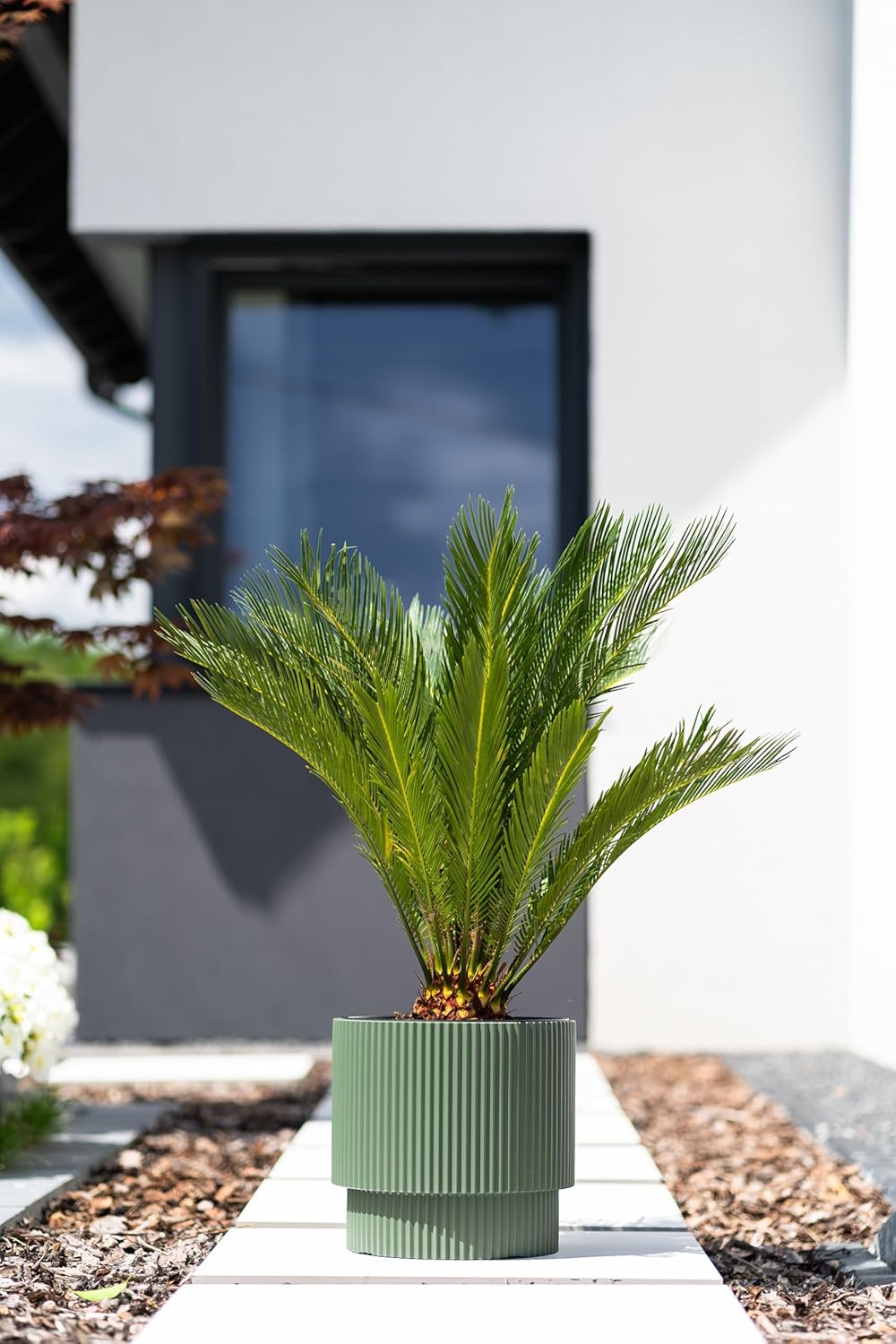 Blumentopf mit Einsatz, ø 30 cm Dbmin Waldgrün