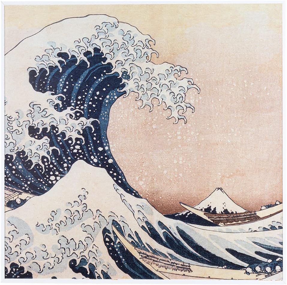 Infrarotheizung, Blaue Welle - Weiss ; 60 x 60 cm - 350 W