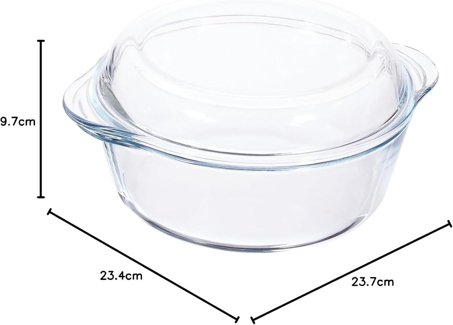 Glas Auflaufform-Set