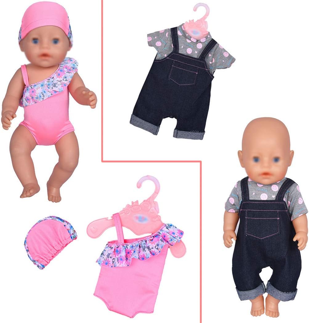 10 Sets Puppenkleider