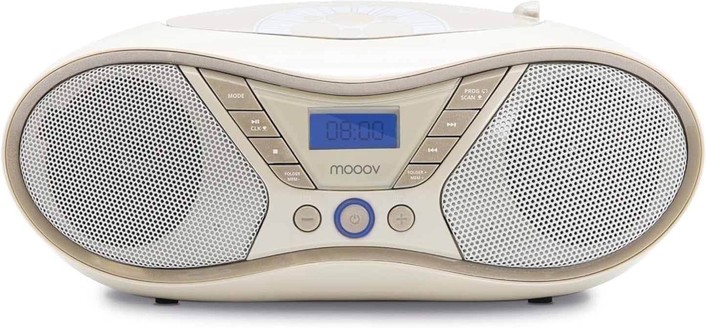 Tragbarer CD-Player, Beige
