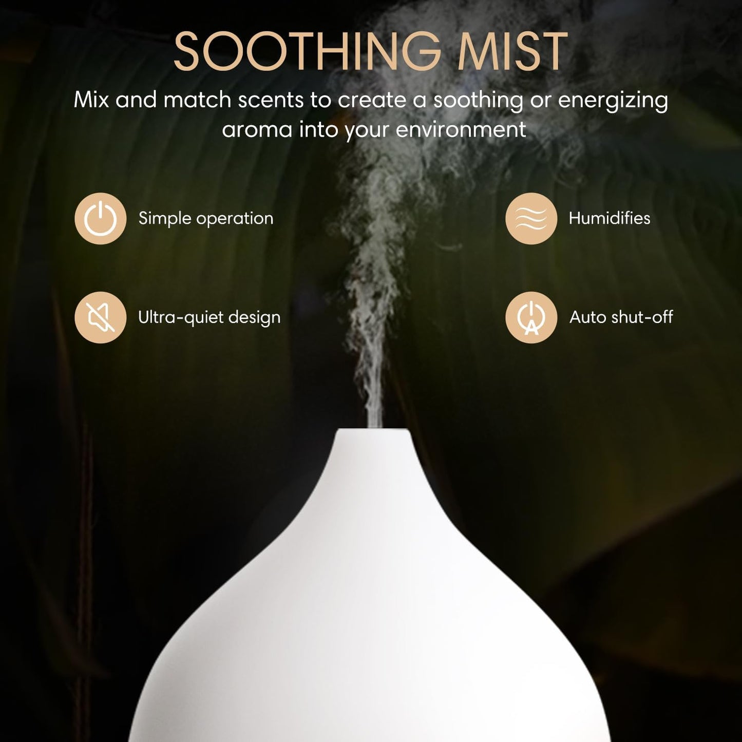 2er-Pack Aromatherapie Diffusor-Set mit Abschaltautomatik, 2er-pack