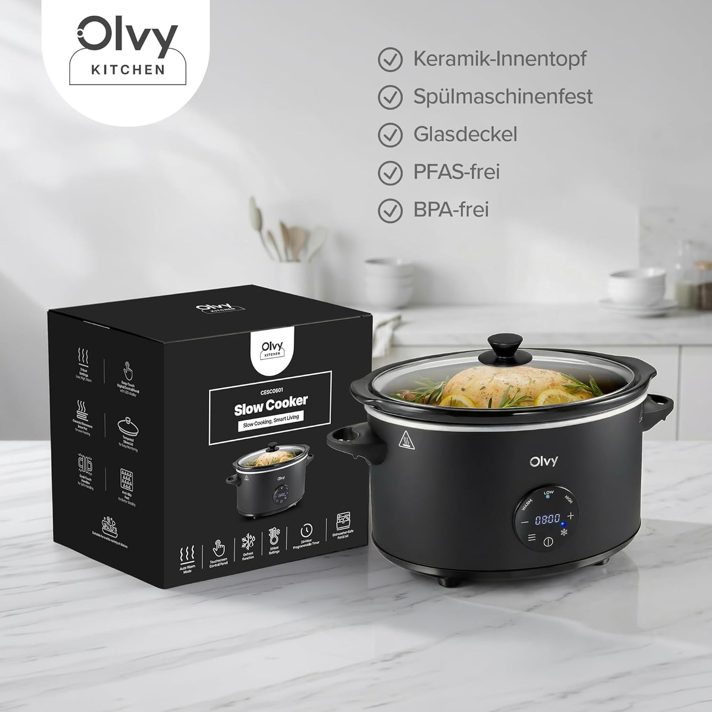 Digitaler Slow Cooker
