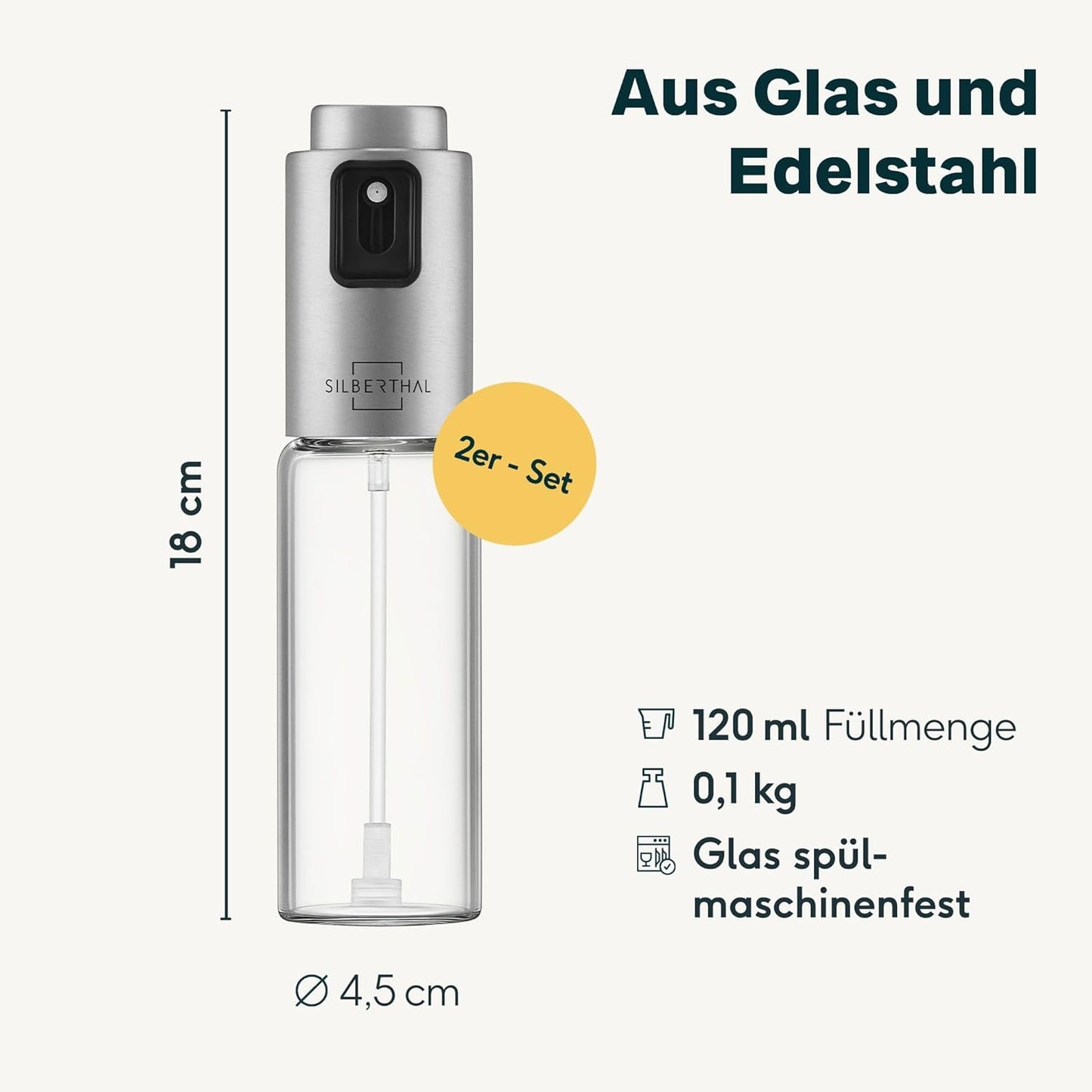 2er-Set Ölsprüher, Ölsprüher 2 x 120 ml