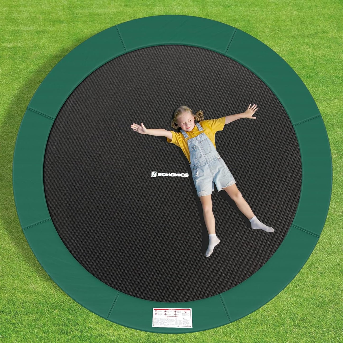 Trampolin-Randabdeckung, 305 cm, 305 cm Grün