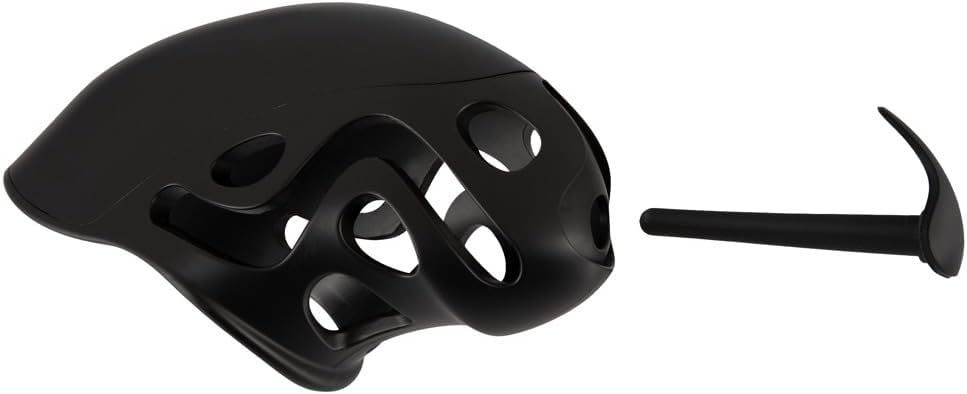 Anatomisch gebogener Peniskäfig mit Dilator, Schwarz