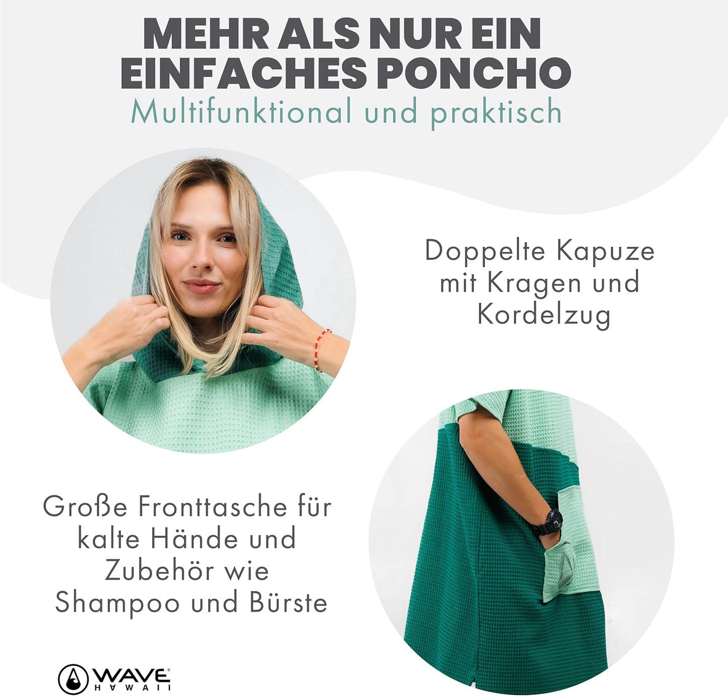 Bade-Poncho Breese, Mehrfarbig Breese