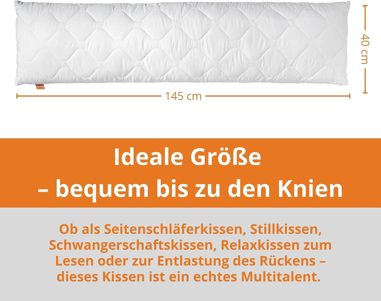 Seitenschläfer Body Pillow 40 x 145 cm, 40 x 145 cm 1