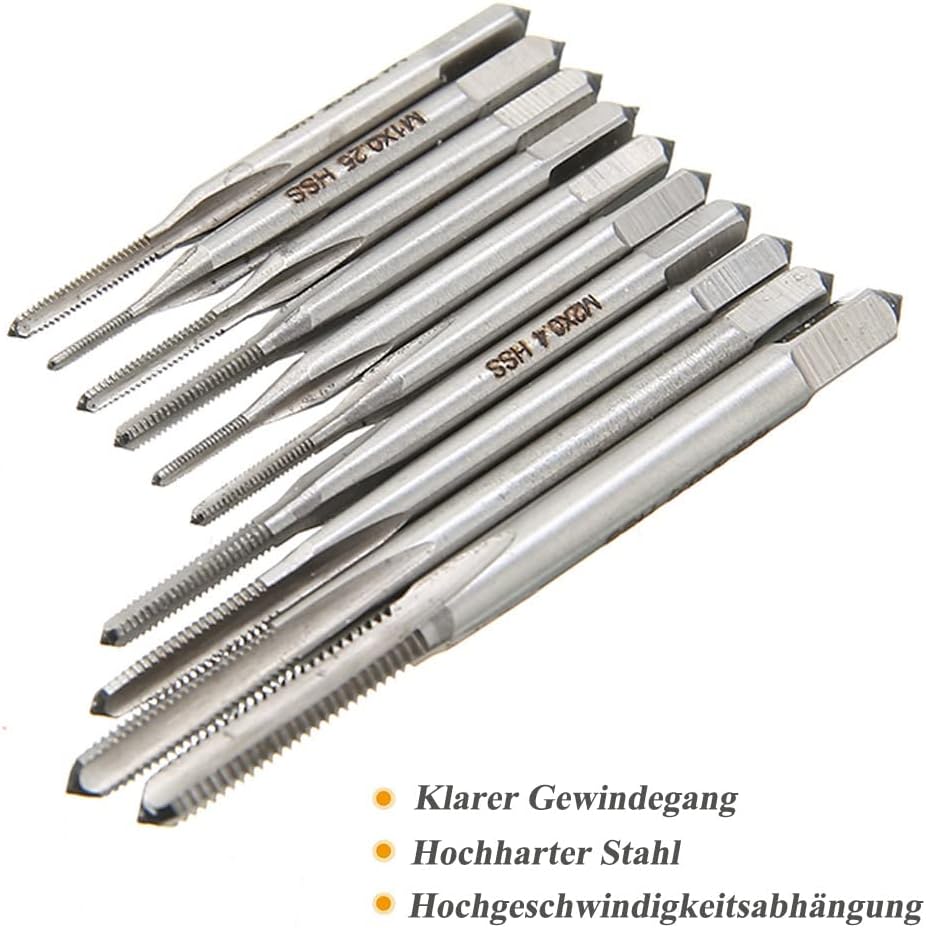 10-teiliges Gewindebohrer Set