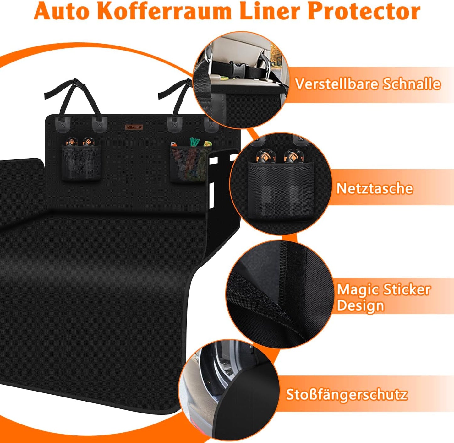 Universeller Kofferraumschutz für Hunde