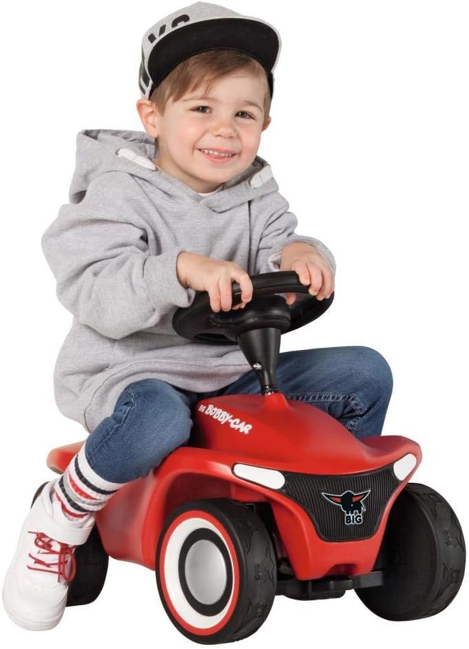Bobbycar Neo mit Flüsterreifen, Rot