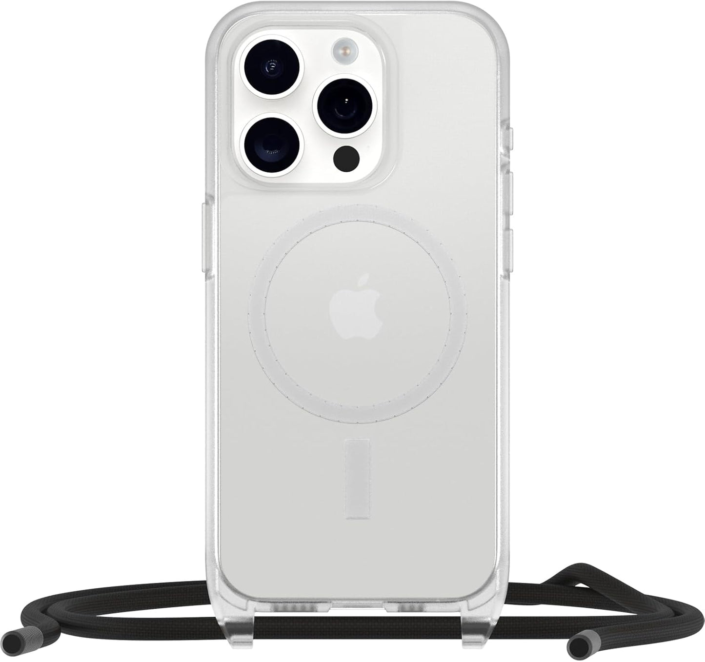 React Necklace, iPhone 15 Pro, Transparent