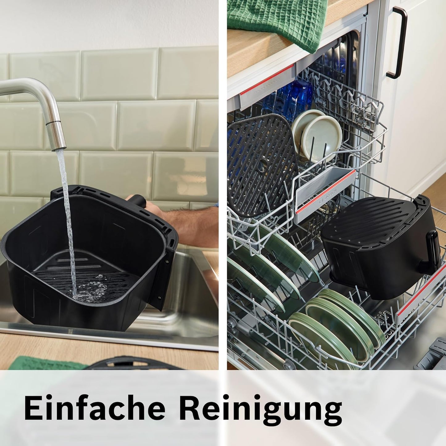 Heissluftfritteuse MAF462B0, Schwarz