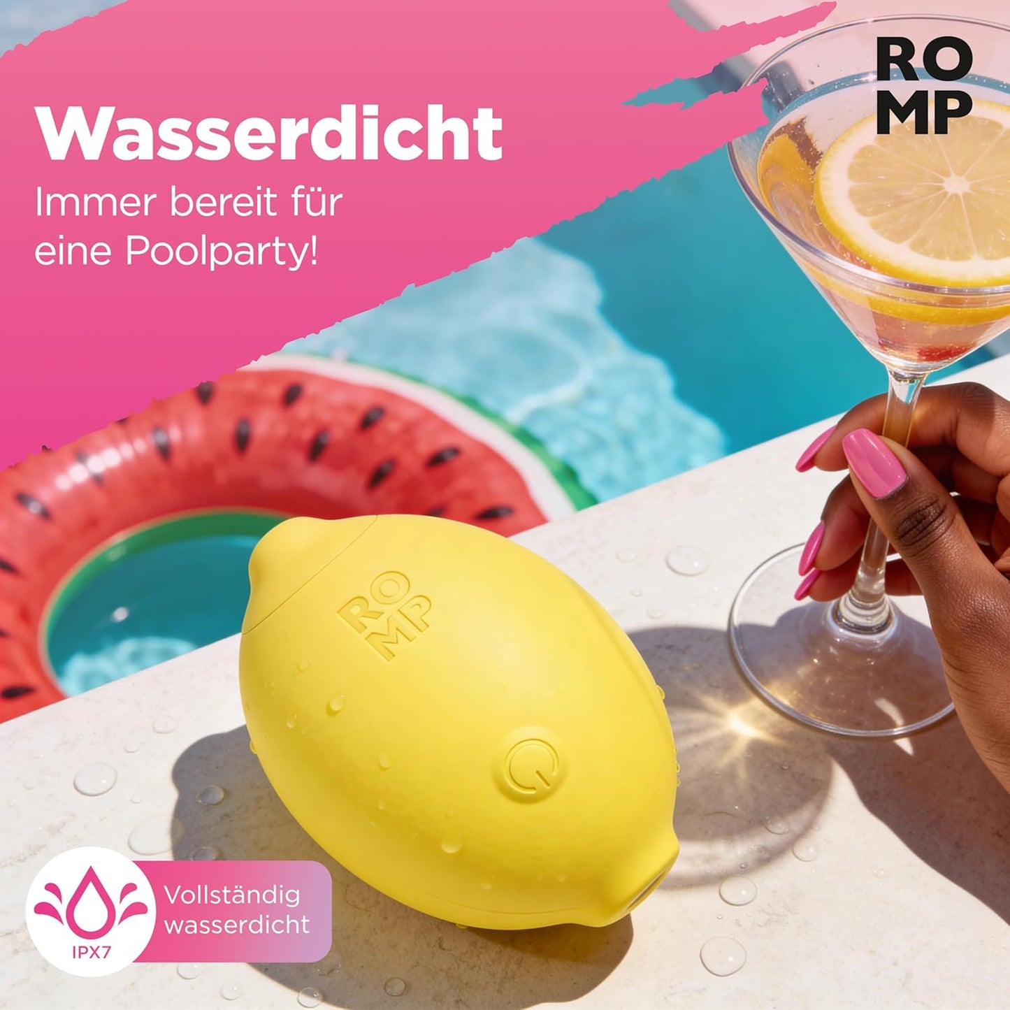 Lemon Klitorisvibrator mit 10 Modi, Gelb