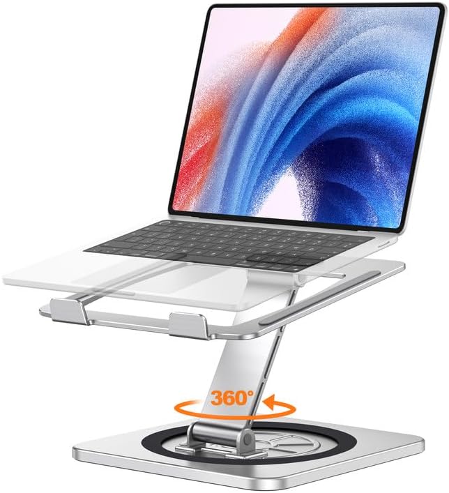 Laptop-Ständer mit 360° Drehteller