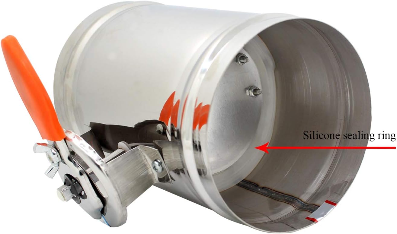 Lüftungsventil Drosselklappe YT-80, Durchmesser 80mm
