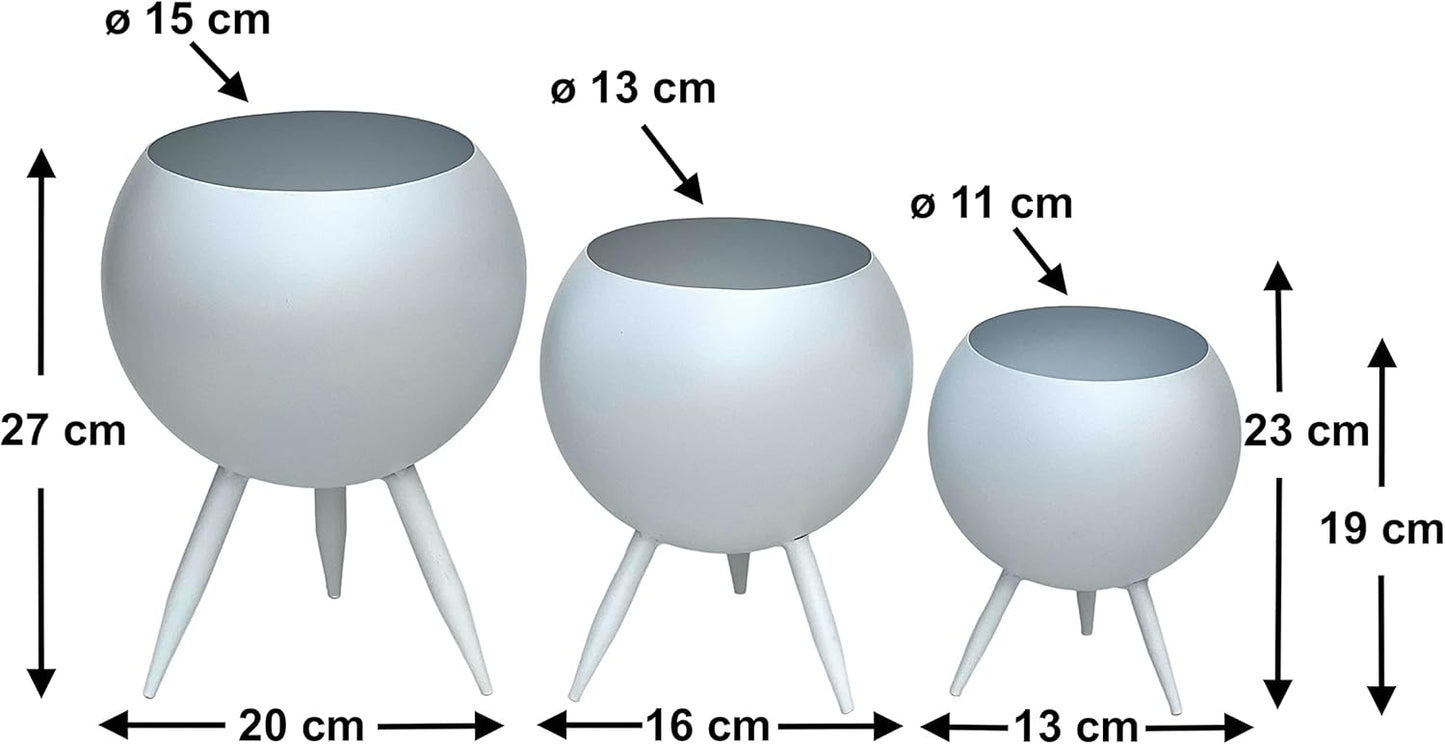 3-teiliges Blumenhocker-Set 96259