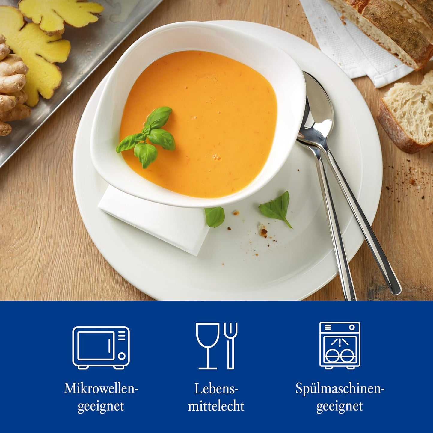 2-teiliges Suppenschalen-Set Vapiano, 2-tlg. Suppenschale Single