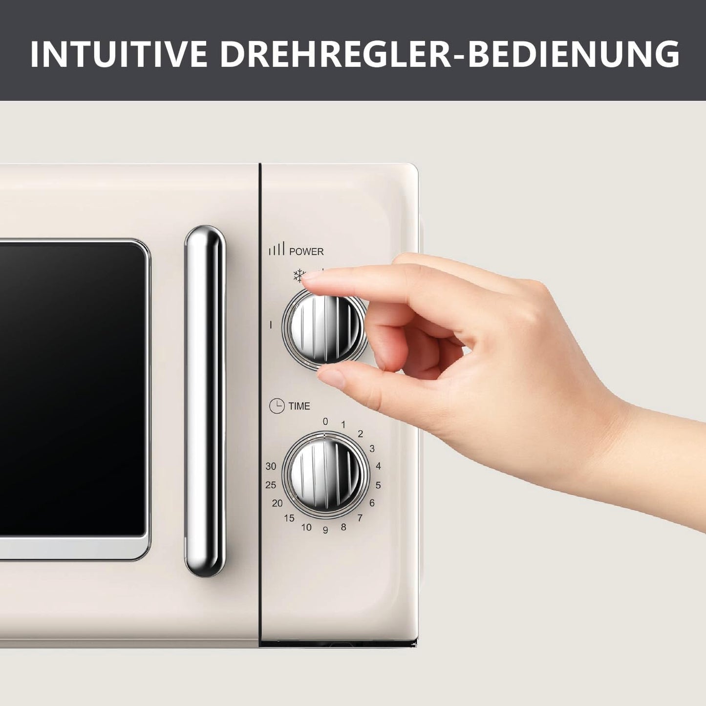 Retro-Mikrowelle Homeline MWR25.3