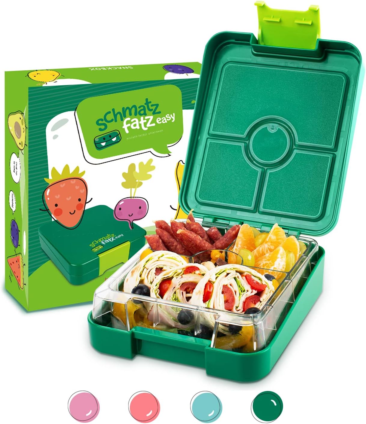 Easy Bento, Easy Snackbox, Grün Neo