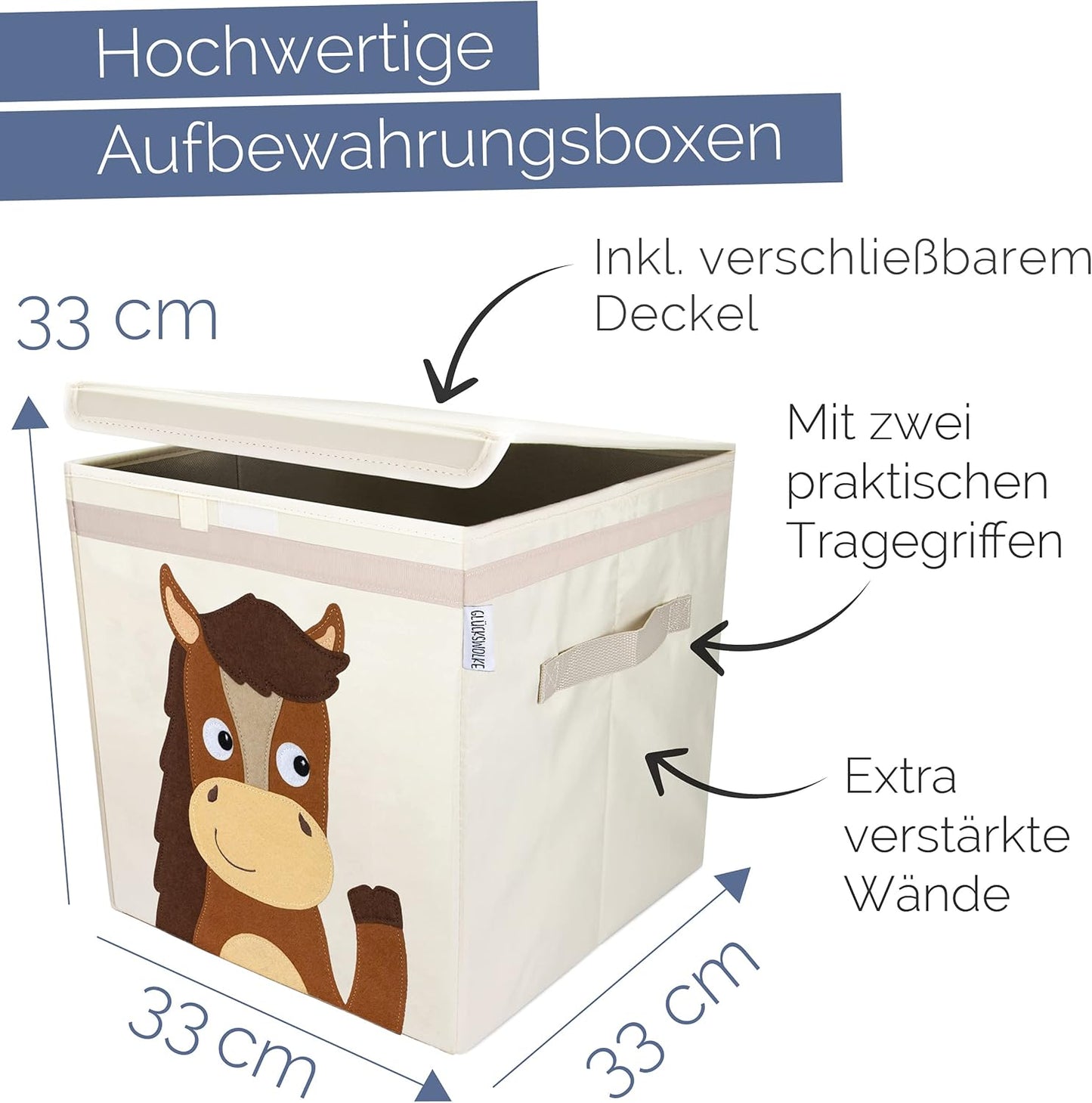 Spielzeug-Aufbewahrungsbox Paula Pony, Paula Pony