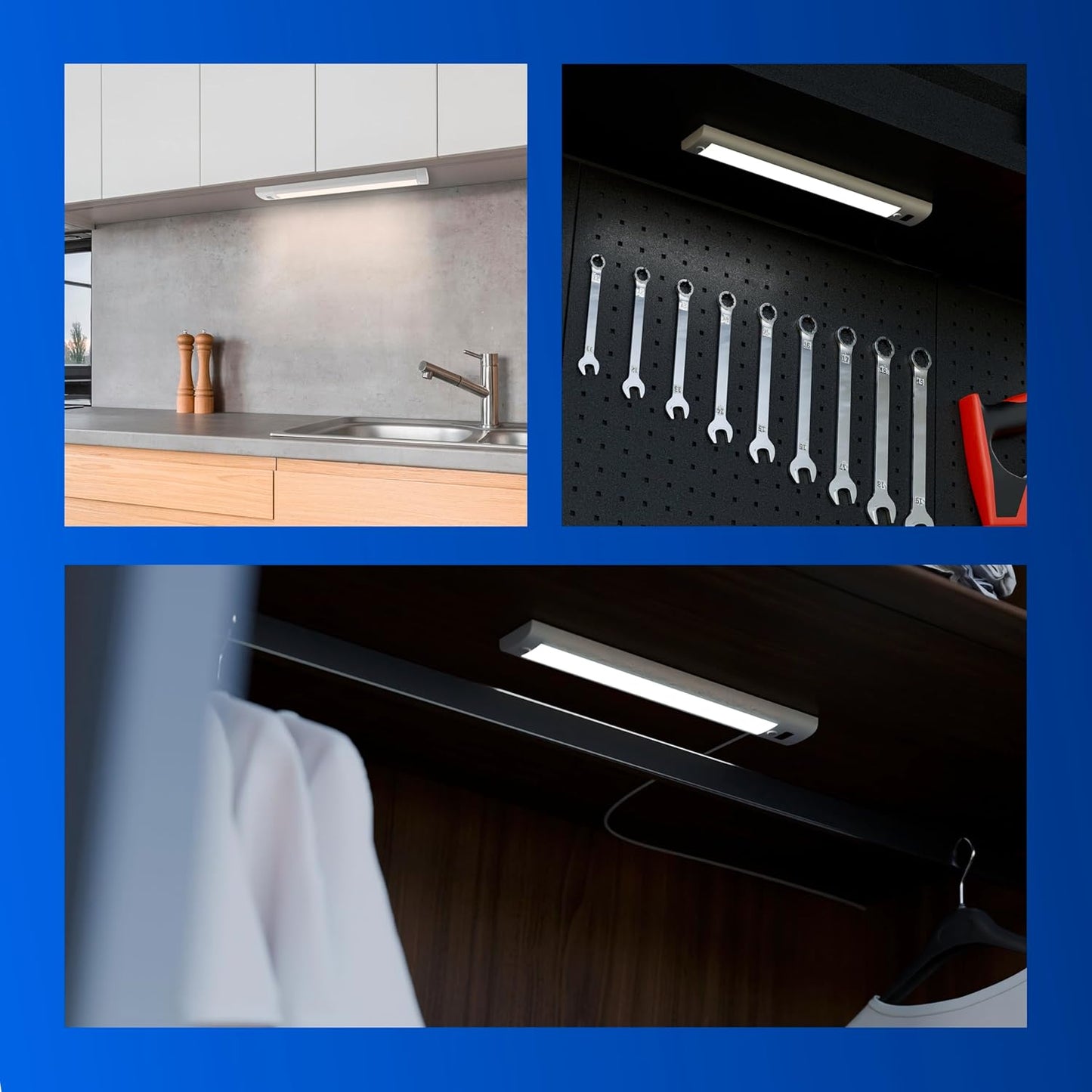 LED Unterbauleuchte mit Berührungssensor, 26 cm, 6.0 Watt