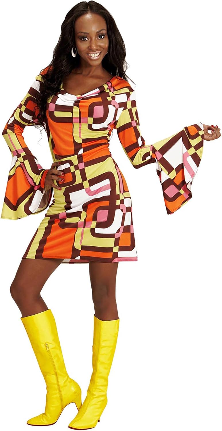Damenkostüm 70er Jahre Kleid, XS Tubes