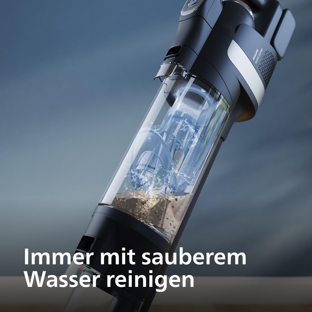 AquaTrio 9000 3-in-1 Staubsauger & Wischer, 3-in-1 Saugen & Wischen 45 Min Laufzeit